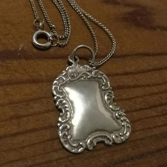 Victorian  sterling necklace - Picture 2 of 4
